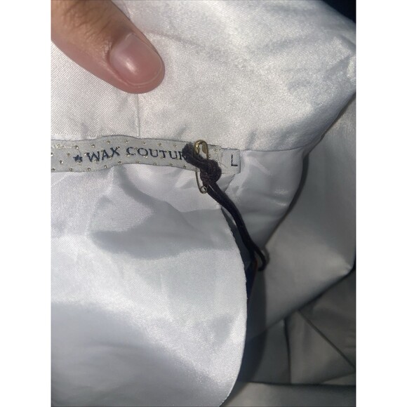 NWT Wax Couture White Open Front Cardigan Vest see measurements - Picture 6 of 10